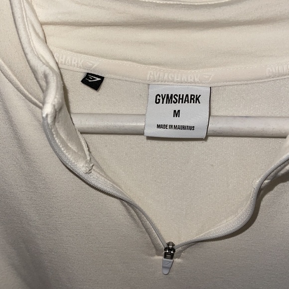 Gymshark Cream Cinched Quarter Zip - Picture 3 of 4